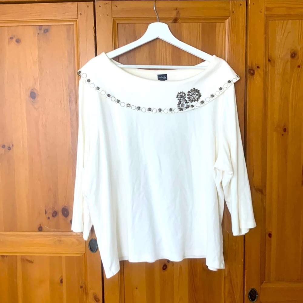 Rafaela plus size knit blouse